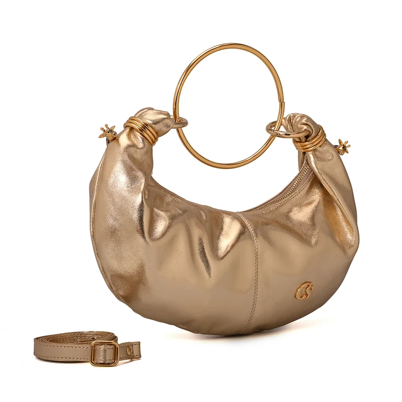 Carmen Steffens Golden Gold Bracelet Bag